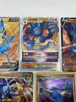 Lucario VSTAR, Lucario V Full Art, Lucario EX, Pokemon TCG Cards - Image 3