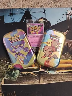 Pokemon 151 Mini TINS Lot (2) With Sealed Alakazam Promo Card - Image 1