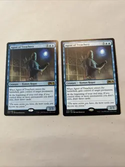 MTG Magic the Gathering Card LP - Agent Of Treachery X2 - Image 1