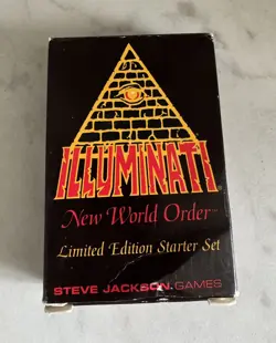ILLUMINATI NEW WORLD ORDER UNLIMITED EDITION STARTER SET UNSEALED DECK 53 Cards - Image 2