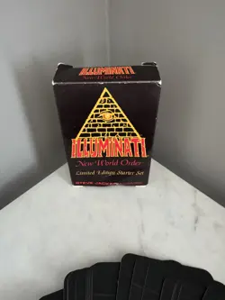 ILLUMINATI NEW WORLD ORDER UNLIMITED EDITION STARTER SET UNSEALED DECK 53 Cards - Image 4