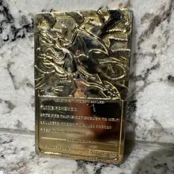 POKEMON Charizard #06 23k Gold Plated Card Vintage 1999 Burger King Promo - Image 3