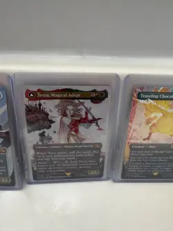 Lightning, Army of One (0545) (Borderless) (Surge Foil) 4 card lot with surges - Image 4