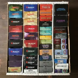 -45 Magic the Gathering DECK BOXS- EMPTY No Cards Various Sets TCG MTG - Image 1