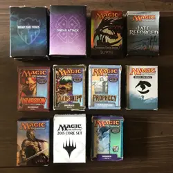 -45 Magic the Gathering DECK BOXS- EMPTY No Cards Various Sets TCG MTG - Image 2