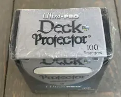 Rembrandt Ultra Pro 100 DECK PROTECTORS Black Vintage Factory Sealed 1999 Era - Image 3