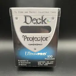 Rembrandt Ultra Pro 100 DECK PROTECTORS Black Vintage Factory Sealed 1999 Era - Image 1