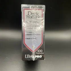 Rembrandt Ultra Pro 100 DECK PROTECTORS Black Vintage Factory Sealed 1999 Era - Image 2