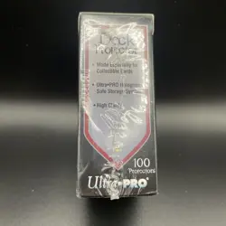Rembrandt Ultra Pro 100 DECK PROTECTORS Black Vintage Factory Sealed 1999 Era - Image 4