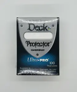 Vintage White Ultra Pro Deck Protector Sleeves Classic Box of 100 SEALED MTG TCG - Image 1