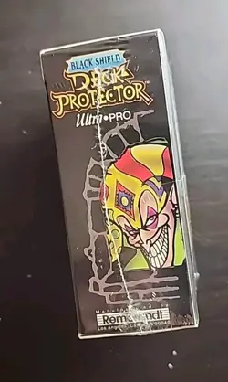 RARE Vintage 1996 Ultra Pro Black Shield Deck Protector 100 Sleeves Rembrandt - Image 5