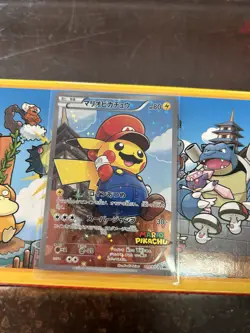 Raw Pokemon Japanese Mario Luigi Pikachu Complete Sequential 4-Card set+boxes - Image 2