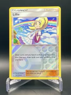 Lillie 125/156 Ultra Prism Reverse Holo Uncommon Card Pokemon TCG NM/M - Image 1