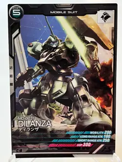 Gundam Arsenal Base DILANZA MD-0031 Promo Card Japanese Card Pilot Felcy Lolo - Image 1