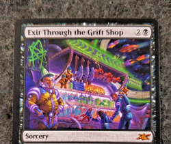Exit Through the Grift Shop x1 NM Magic the Gathering Unfinity mtg....(DS3D1K6) - Image 3