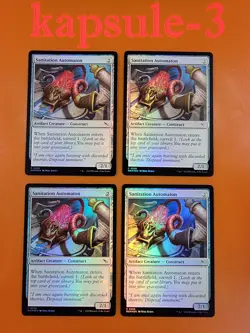 4x Sanitation Automaton | FOIL | Murders at Karlov Manor | MTG Magic Cards - Image 1