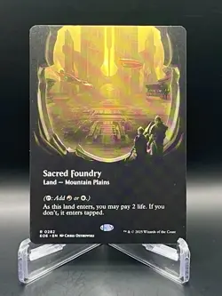 MTG Sacred Foundry R 0282 (Borderless) Edge of Eternities Rare Non-Holo TCG NM/M - Image 1