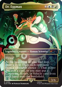 IN HAND - Dr. Eggman FOIL✨ Secret Lair x Sonic - NM Magic MTG 2084 USA! - Image 1