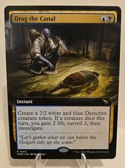 Drag the Canal (Extended Art) MTG Murders at Karlov Manor Regular - Image 1