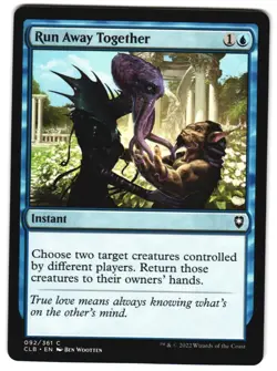 Run Away Together CLB 92 C Commander Legends: Battle for Baldur's Gate NM MTG - Image 1