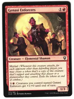 Genasi Enforcers CLB 177Commander Legends Battle for Baldur's Gate Near Mint MTG - Image 1
