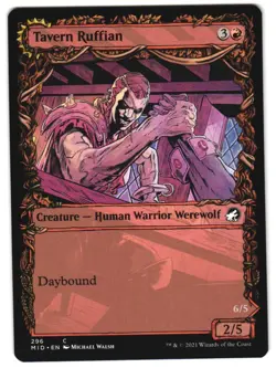 Tavern Ruffian (Showcase) 296 C Innistrad: Midnight Hunt Near Mint MTG - Image 1