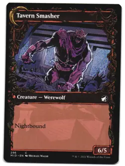 Tavern Ruffian (Showcase) 296 C Innistrad: Midnight Hunt Near Mint MTG - Image 2