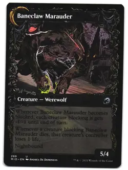 Baneblade Scoundrel (Showcase) 289 U Innistrad: Midnight Hunt Near Mint MTG - Image 2