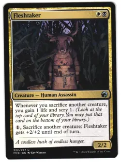 Fleshtaker 222 U Innistrad: Midnight Hunt Near Mint MTG - Image 1