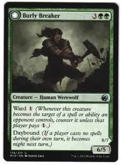 Burly Breaker 174 U Innistrad: Midnight Hunt Near Mint MTG - Image 1