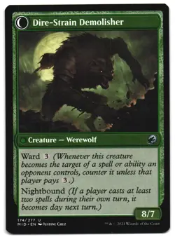 Burly Breaker 174 U Innistrad: Midnight Hunt Near Mint MTG - Image 2