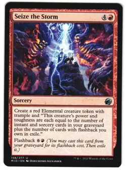 Seize the Storm 158 U Innistrad: Midnight Hunt Near Mint MTG - Image 1