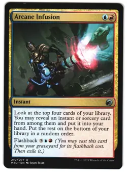 Arcane Infusion 210 U Innistrad: Midnight Hunt Near Mint MTG - Image 1