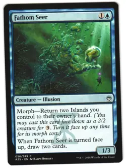 Fathom Seer 56 C Masters 25 Near Mint MTG - Image 1