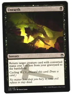 Unearth 113 C Masters 25 Near Mint MTG - Image 1