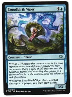 Broodbirth Viper 010/342 U The List Reprints Near Mint MTG - Image 1