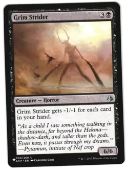 Grim Strider 94 U Amonkhet Near Mint MTG - Image 1
