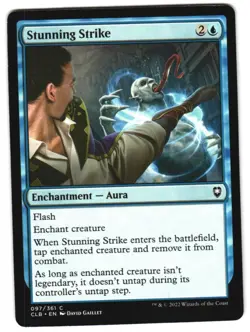 Stunning Strike 97 C Commander Legends: Battle for Baldur's Gate Near Mint MTG - Image 1