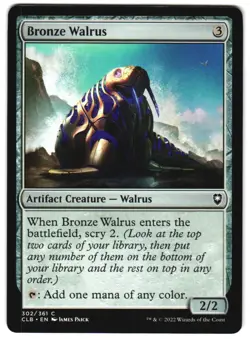 Bronze Walrus 302 C Commander Legends: Battle for Baldur's Gate Near Mint MTG - Image 1