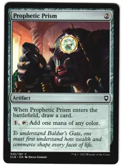 Prophetic Prism 335 C Commander Legends: Battle for Baldur's Gate Near Mint MTG - Image 1