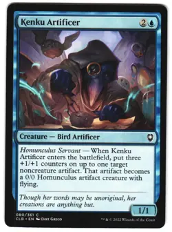 Kenku Artificer 80 C Commander Legends: Battle for Baldur's Gate Near Mint MTG - Image 1