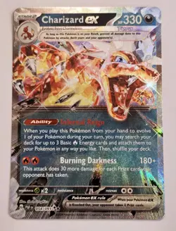 Pokemon CHARIZARD EX Paldean Fates Double Rare 054/091 - Image 1