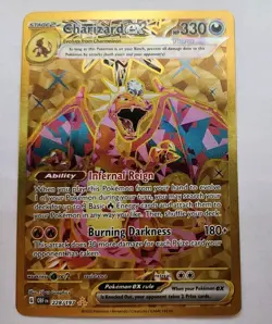 Pokemon CHARIZARD EX SIR Obsidian Flames 228/197 Full Art Secret Rare - Image 2