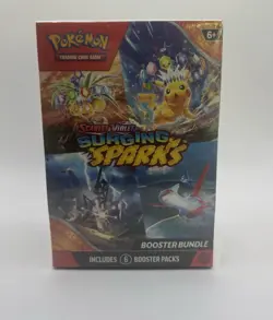 Pokemon x1 Surging Sparks Booster Bundle Box Factory Sealed! 6 Packs!🔥🔥🔥 - Image 1