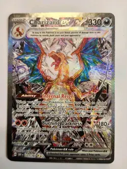 Pokemon CHARIZARD EX SIR Obsidian Flames 223/197 Full Art Secret Rare - Image 2