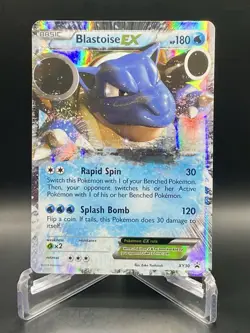 Blastoise ex XY30 (2014) Ultra Rare Black Star Promo Holo Pokemon TCG LP+/NM - Image 1