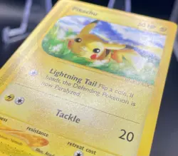 Pikachu 124/165 Pokemon Expedition (2002) Nintendo E-Reader Common TCG LP+/NM - Image 4