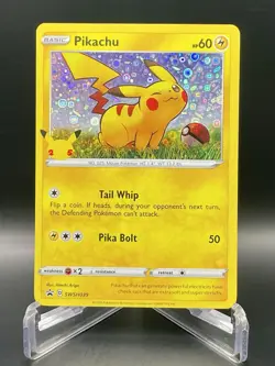 Pikachu SWSH039 General Mills 25th Anniversary Black Star Promo Pokemon LP+/NM - Image 1