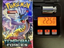 Pokemon Temporal Forces Booster Pack Sealed 22.50g 3.68mm - Image 1