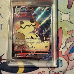 2022 POKEMON SWORD & SHIELD BRILLIANT STARS #TG17 FULL ART MIMIKYU VMAX PSA 10 - Image 3